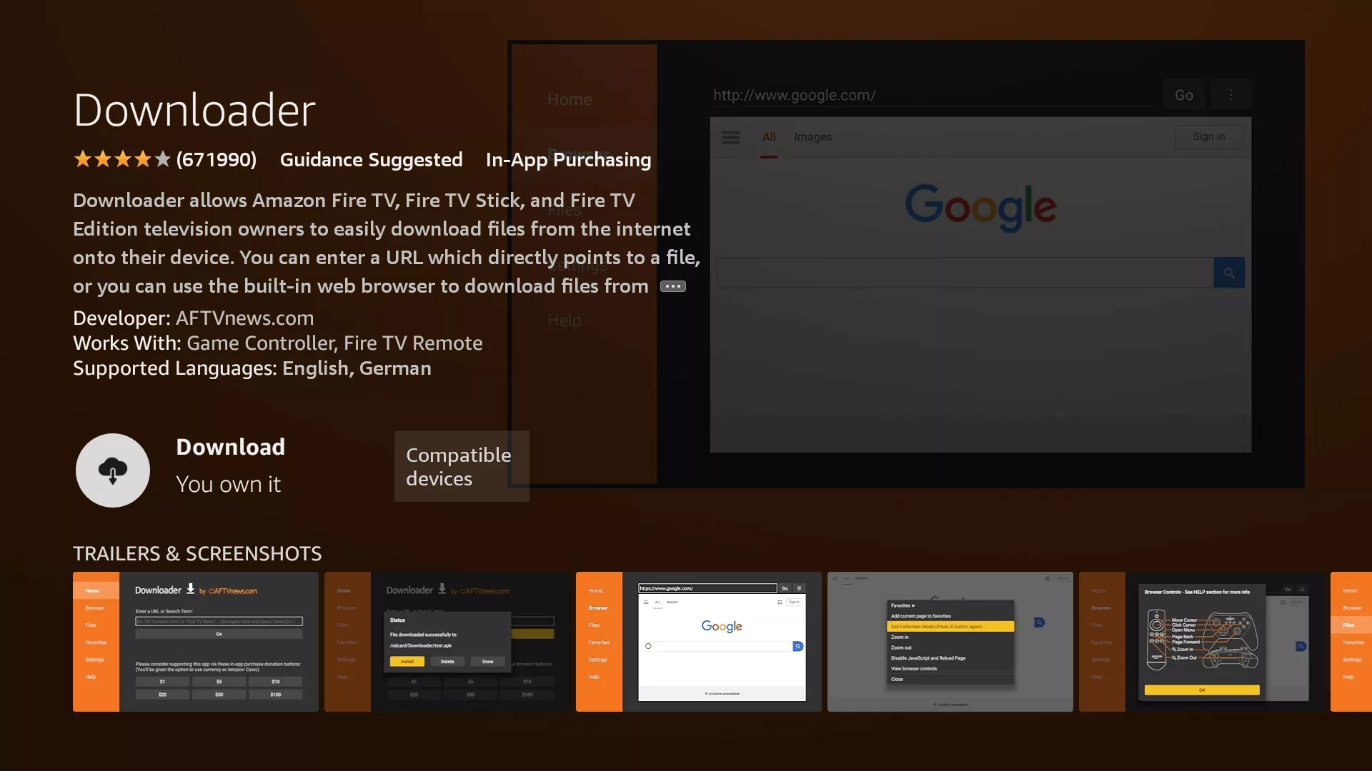 Download Button Setup