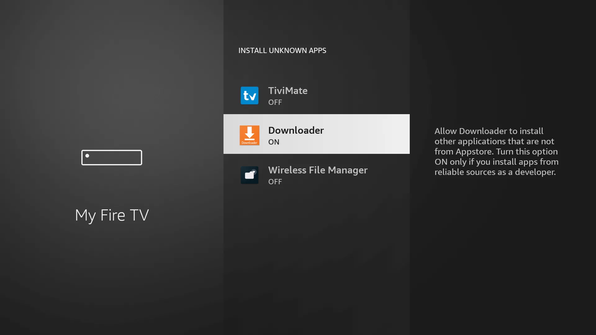 Turn On Downloader Stream Haven HD IPTV
